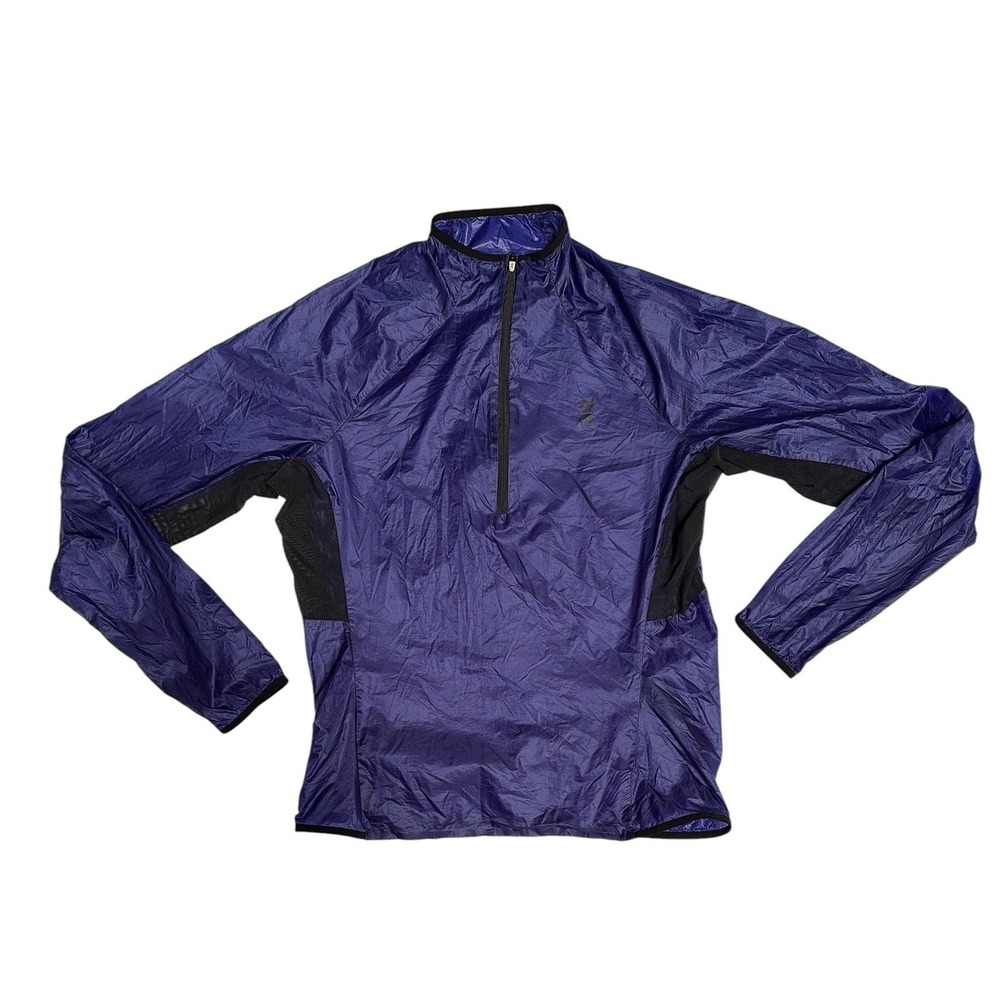 On Running Women Zero Jacket Twilight Half Zip Ultralight Windbreaker Small